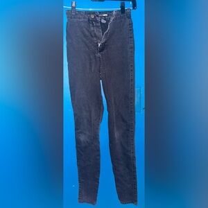 Fashion Nova High Rise Black Jeans Modern Fit